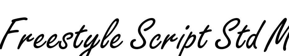 Freestyle Script Std Medium Font Download Free